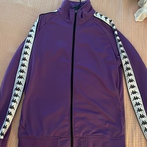 Mens: XL purple Kappa track jacket.